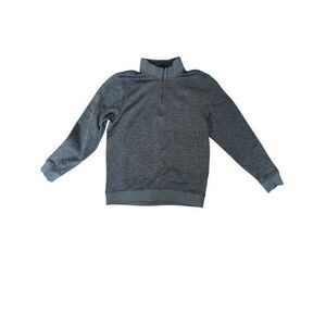 Under Armour Pullover Men Medium Gray 1/4‎ Zip Fleece Gym Workout Loose *